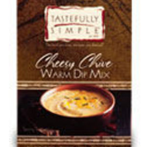 Tastefully Simple Cheesy Chive Warm Dip Mix