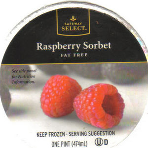 Safeway Select Raspberry Sorbet