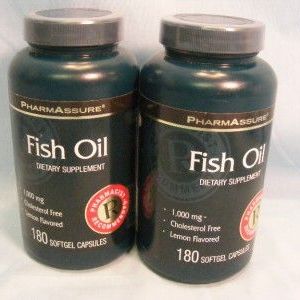 PharmAssure Fish Oil 1000mg Softgel Capsules