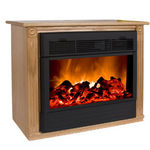 Heat Surge Amish Roll-n-Glow Electric Fireplace