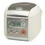 Sanyo ECJ-F50S Micro-Computerized 5-Cup Rice Cooker and Steamer