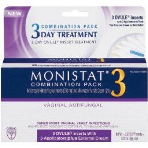 Monistat 3 Combination Pack: 3 Day Ovule Insert Treatment