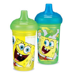 Munchkin 9oz Spongebob Spill-proof Sippy Cup