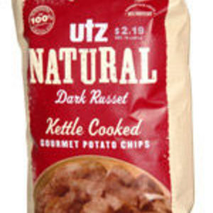 Utz  - Natural Dark Russet Kettle Cooked Gourmet Potato Chips