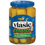 Vlasic Tabasco Flavored Kosher Dill Spear Pickles