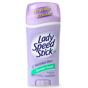 Lady Speed Stick Invisible Dry Antiperspirant & Deodorant Stick Powder Fresh - 2.3oz