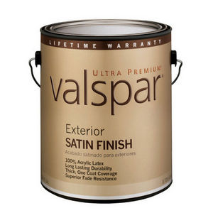 Valspar Ultra Premium Exterior Satin Paint