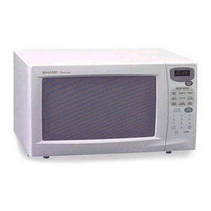 Sharp 1100 Watt 1.1 Cubic Feet Carousel Microwave Oven