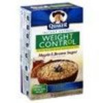 Quaker Instant Oatmeal Weight Control Maple & Brown Sugar