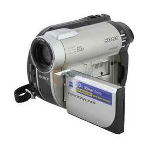 Sony - DCR-DVD650 DVD, Flash Media Camcorder