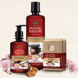Pure & Natural Moisturizing Almond Oil & Cherry Blossom Soap Collection