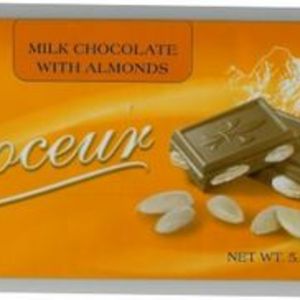Choceur - Milk Chocolate with Almonds Bar