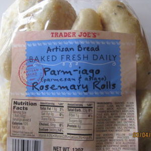 Trader Joe's Parm-iago Rosemary Rolls