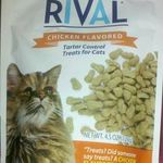 Rival Chicken Flavored Tartar Control Treats for Cats