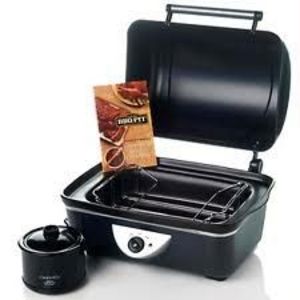 Rival BBQ Pit Countertop Slow Roaster and Crock Pot