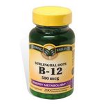 Spring Valley Sublingual B-12 2500 mcg Supplement