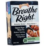 Breathe Right Nasal Strips - Menthol