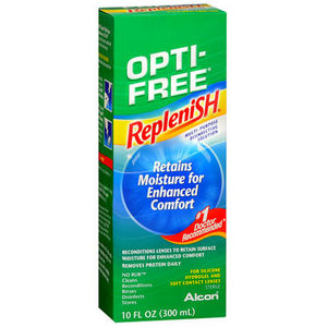 Opti-Free Replenish multi-purpose disinfecting solution