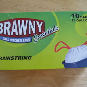 Brawny Essentials Tall Kitchen Bags with Drawstrings