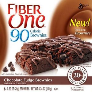 Fiber One - 90 Calorie Chocolate Fudge Brownies