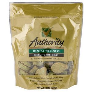 Authority Dental Wellness Biscuits for Dogs