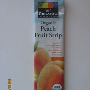 365 Organic Everyday Value - Organic Peach Fruit Strip