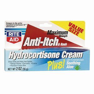 Rite Aid Hydrocortisone Cream USP 1% Anti-Itch Cream & Rash Cream
