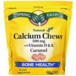 Spring Valley Calcium Chews Caramel