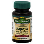 Finest Natural Papaya and Enzymes Chewable Tablets