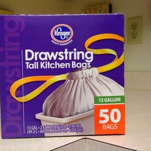 Kroger® Clean Linen Scent Tall Kitchen 13 Gallon Elastic Drawstring Trash  Bags, 34 ct - Kroger