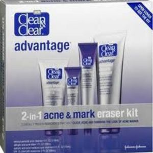 Clean & Clear Advantage 2 In 1 Acne & Mark Eraser Kit