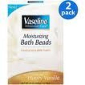Vaseline Moisturizing Bath Beads with Milk Protein (Soothing Honey Vanilla)