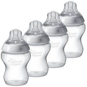 Tommee Tippee BPA-Free Closer to Nature Plastic Baby Bottles