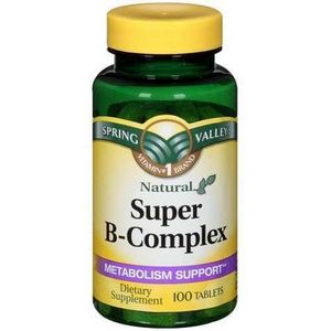 Spring Valley Natural Super B-Complex Metabolism Support