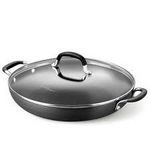 Calphalon D1382PB Commercial Hard-Anodized 12-inch Everyday Pan with Lid