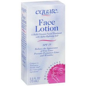Equate (Walmart) Multi-Vitamin Face Lotion