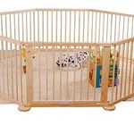 Aosom Baby/Kids Wooden Room Divider - 8 panel