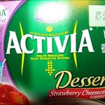 Dannon Activia Yogurt Dessert Strawberry Cheesecake