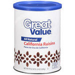 Great Value - (Walmart) All Natural California Raisins