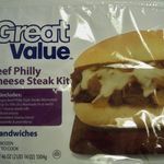 Great Value (Walmart) Beef Philly Cheese Steak Kit