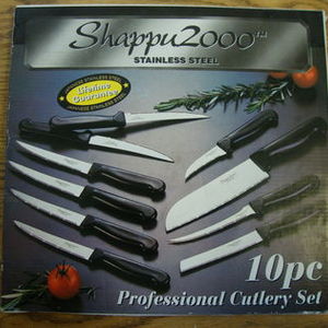 Shappu 2000 10pc Professional Cutlery Set