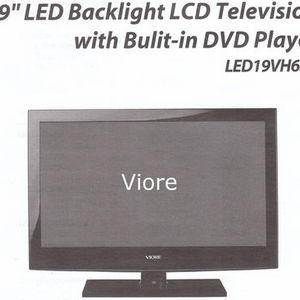 Viore - 19" Viore LED B;acklight LCD Television LED 19VH65D