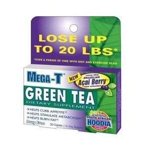 Mega-T Green Tea Dietary Supplement with Acai Berry
