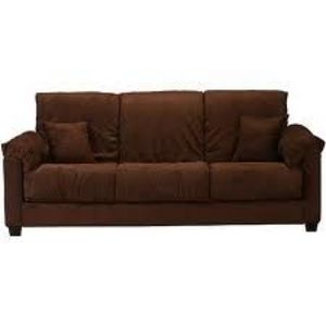 Montero Convert-A-Couch Sofa Bed, Dark Brown
