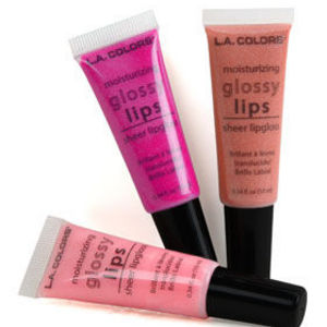 L.A. Colors Moisturizing Glossy Lips sheer lipgloss