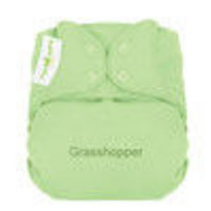 bumGenius Organic One Size Cloth Diaper Snap Closure - Grasshopper
