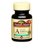 Nature Made Vitamin A 8000 I.U. Softgels
