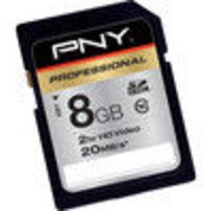 PNY Professional 16 GB Class 10 Hi-Speed SDHC 20MB/s 133x Flash Memory Card P-SDH16G10-XLR133-EF