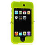 Apple iPod Touch 2 Rubberized Plastic Case - Neon Green