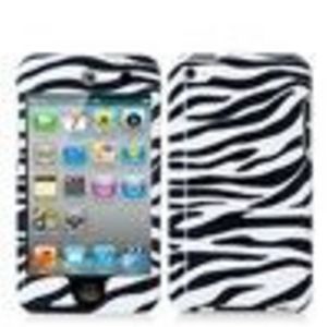Zebra Hard Crystal Skin Case Cover Accessory for Apple Ipod Touch 4th Generation 4g 4 8gb 32gb 64gb ...